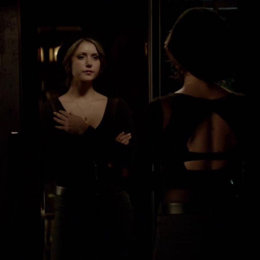 (SOLD) Katherine Pierce Bebe Mesh Bodysuit Size L